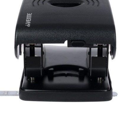 The hole is powerful for 65 sheets, Devente Stripe, with a ruler, reinforced case, black-4