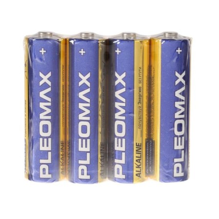 Battery Alkalin Pleomax, AA, LR6-4S, 1.5V, Spike, 4 pcs.