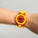Watch of wrist-on-leg, wheelbarrow, with strap-designer