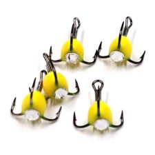 The throat hook Yaman with a stone, size 12 int, the color of FZ 5 pcs.