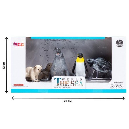 Набор фигурок «Мир морских животных», 5 фигурок-1