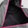 Sports bag with lightning, external pocket, gray/pink color