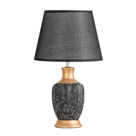 Housing table "Housing" 1x40W E14 black/gold 22x22x38cm-5