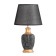 Housing table "Housing" 1x40W E14 black/gold 22x22x38cm