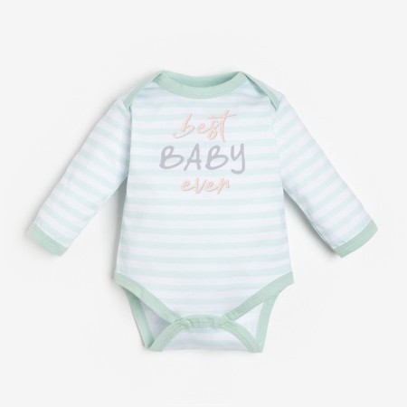 Body baby, white color/strip, height 56 ​​cm