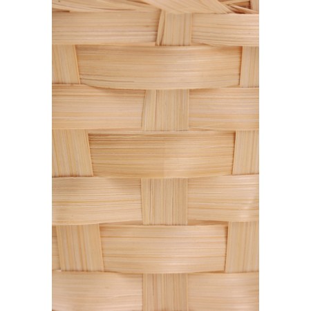 Wicker basket, D13 x h9.5/28cm, bamboo, natural-5