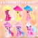 Toy pony "Milan", mix