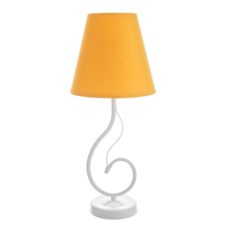 Lamp table Marcel 1x15W E14 18x18x42cm White/Orange Risalux-7