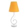 Lamp table Marcel 1x15W E14 18x18x42cm White/Orange Risalux