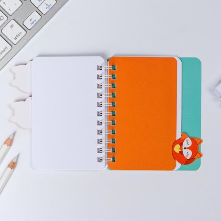 Notepad with dividers "Fox", A7, 40 liters-4