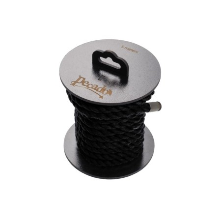 Shibari rope Pecado BDSM, on a coil, cotton, black, 5 m-1