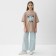 Children's Minaku T -shirt, beige color, height 164 cm