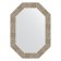 Mirror in the baguette frame, honeycomb titanium 70 mm, 52x72 cm
