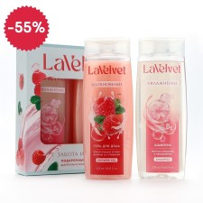 Шампунь и гель для душа, 2 х 250 мл, подарочный набор косметики, LaVelvet