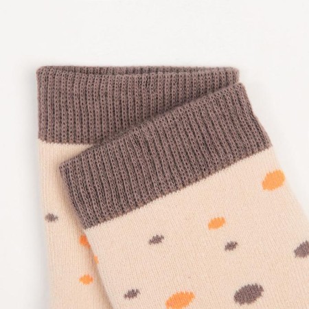 Noski children's terry, the color is light beige, size 14-16-1