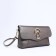 Bag-clate on magnet, long belt, bronze color