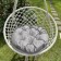 Villy swing pillow, diameter 60 cm, color light gray