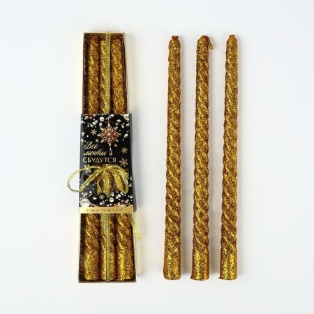 New Year's candles “New Year: Dreams will come true” 3 pcs-1