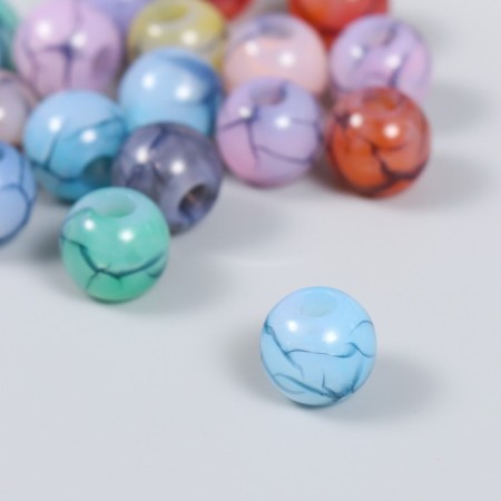 Beads for creativity Plastic "Balls Krakelyur" MIX 20 g 1.3x1.3x1.1 cm-1