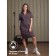 Women's dress, size 44, brown color