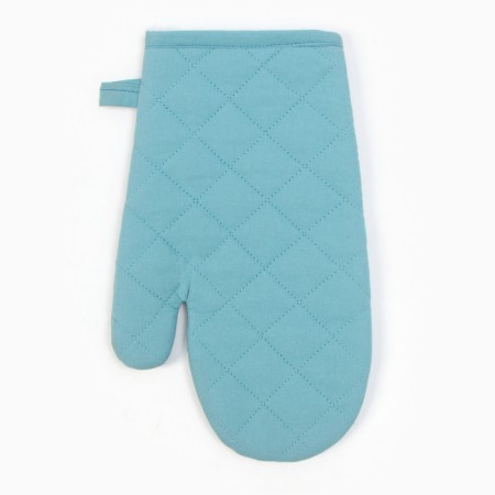 Set of kitchen Ethel, col. turquoise: mittens of 18x30 cm, take 18x21 cm-4