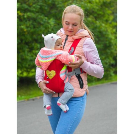 A backpack-kangaroo for the baby "My heart", from 3 to 10 kg-7