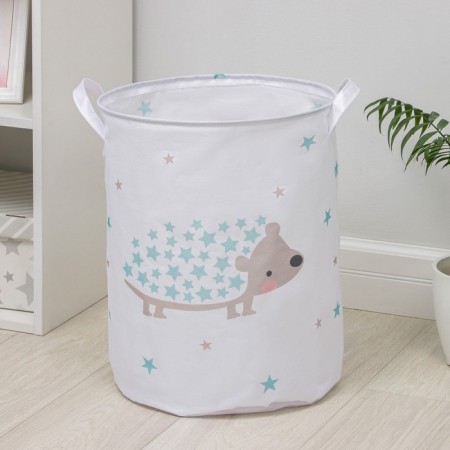 Win -linen textile basket "Hedgehog", 35 × 45 cm