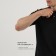 T -shirt Polo Male Sports, size m (48), black color