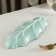 Ceramic serving "leaf", 30 × 10 cm, blue color