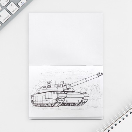 Gift set “He who can do everything”, notebook A6, 32 sheets, stickers, magnetic bookmarks-7