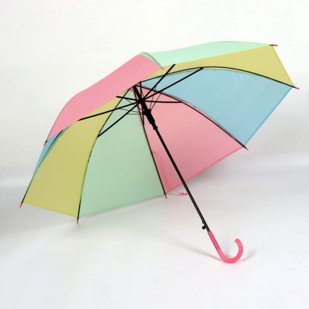 Umbrella - a semiautomatic “rainbow” cane, 8 spokes, r = 46 cm, color mix-2