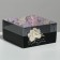 Corps for confectionery with PVC cover Present for You, 11.5 x 11.5 x 6 cm