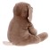 Soft toy "Charlie dog", beige-gray color, 85 cm