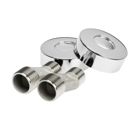 Shower system Accoona A8321, with a tropical shower, zinc, chrome-6