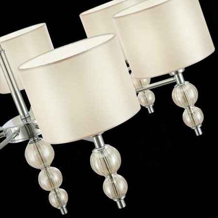 Suspended EVOLUCE lamp. Sle105703-07. Ramer. 7x40 watts, E14, 79x79x45 cm, chromium color-6