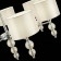 Suspended EVOLUCE lamp. Sle105703-07. Ramer. 7x40 watts, E14, 79x79x45 cm, chromium color