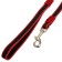 Kaponnoye zonik leash with double latex thread, 2 m x 1.5 cm, red
