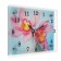 Carty clock is wall-mounted, interior "flowers in a vase", silent, 25 x 20 cm
