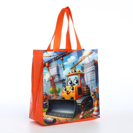 Bag children Tractor, 23*12*25, Department without lightning, Blue