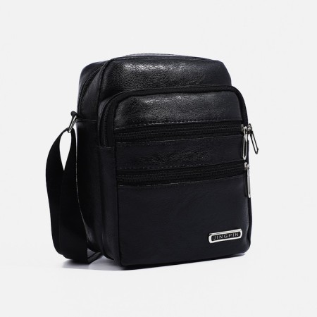 Male bag, black color