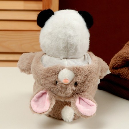 Soft toy "Panda" in a bunny suit, 25 cm-4