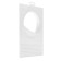 Plate Potse Era 125PTPR, 180x250 mm, D = 125 mm, with a lattice, with a round flange