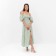 Women's dress Midy Mist Flower, green. R.42