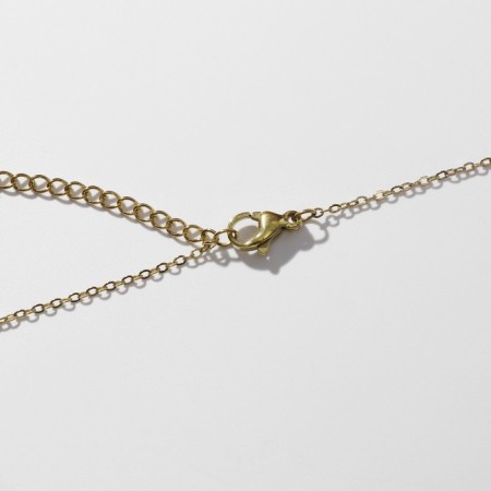 Pendant "cross" sparks, color in gold, 38 cm-2