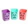 Star-STAKAN for the Chancellery, 3 pieces, 3 colors, Devente, Kitty, plastic, square