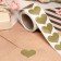 Sticker with embossing, gold, 3.5 x 2.5 cm