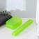Road set, case for a toothbrush 19 cm, soap dish 10 × 6 × 3.5 cm, color mix