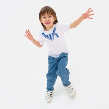 T-shirt Children's KAFTAN "Sailor", white, height 86-92 (28)-3