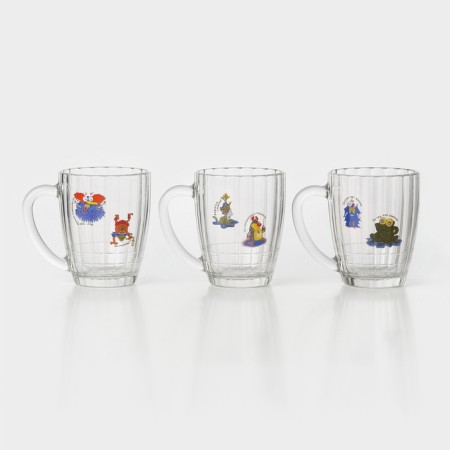 Beer mug "Following", 500 ml, MIX drawing-6