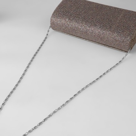 A chain for a bag, with carbines, aluminum, 4 × 13 mm, 120 cm, silver color-2